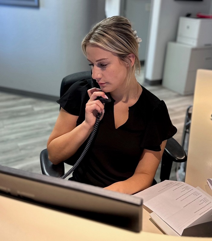 SC Dental Care staff handling a patient call